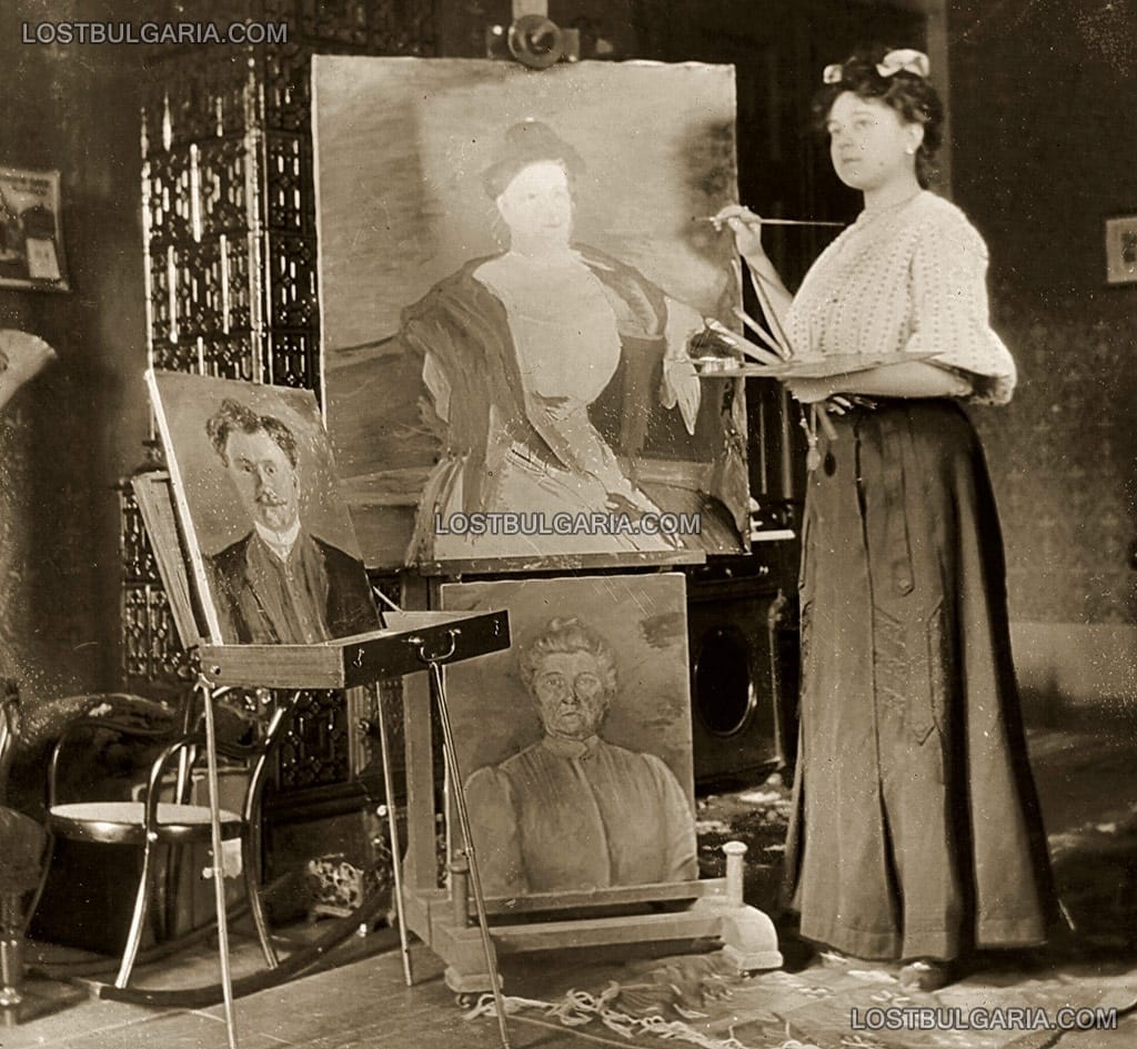 Упражнения по живопис у дома, началото на ХХ век