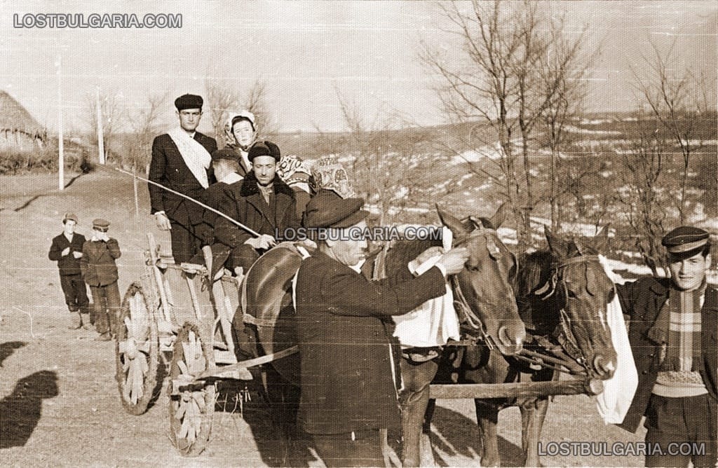 Булка и младоженец - български турци, Разградско, 50-те години на ХХ век
