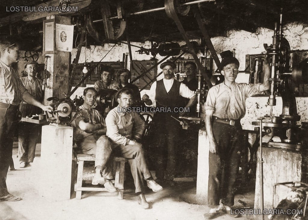 Търново, шлосерска работилница, 1926 г.
