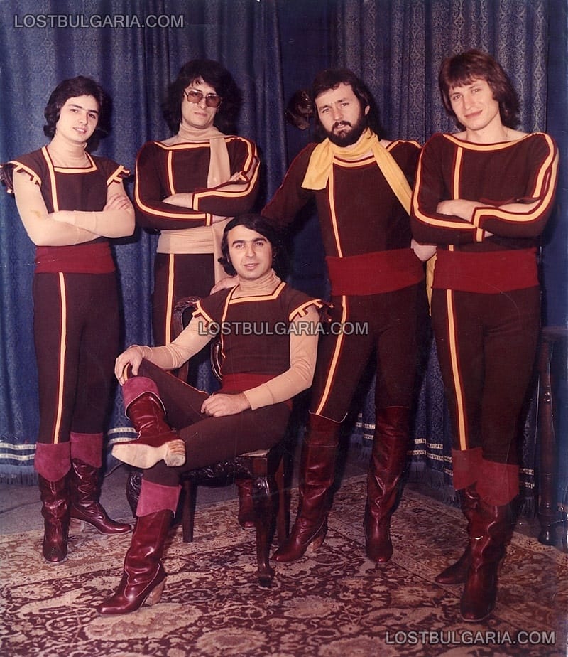 Митко Щерев с групата си "Диана Експрес", 1981 г.