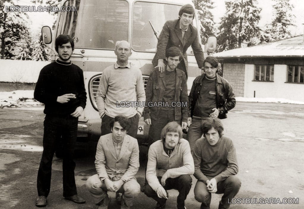 Митко Щерев на турне с групата на Емил Димитров, 70-те години на ХХ век