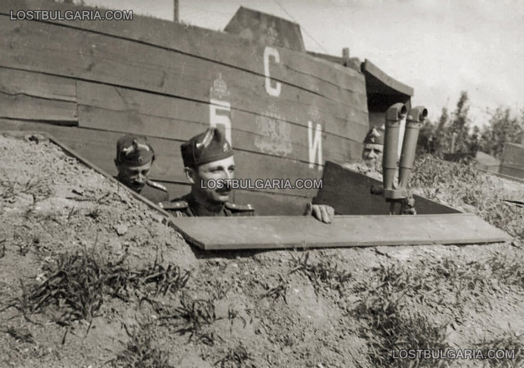 Н.В.Цар Борис III и Kняз Кирил на артилерийско учение, 30-те години на ХХ век