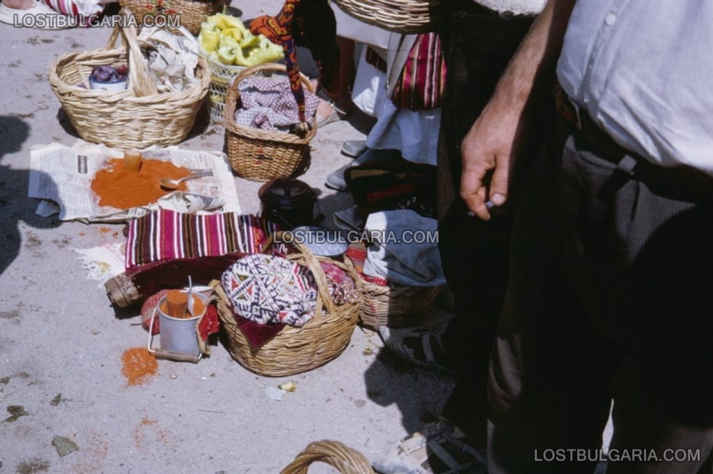 Охрид, пазара - сергия за червен пипер, 1962г.
