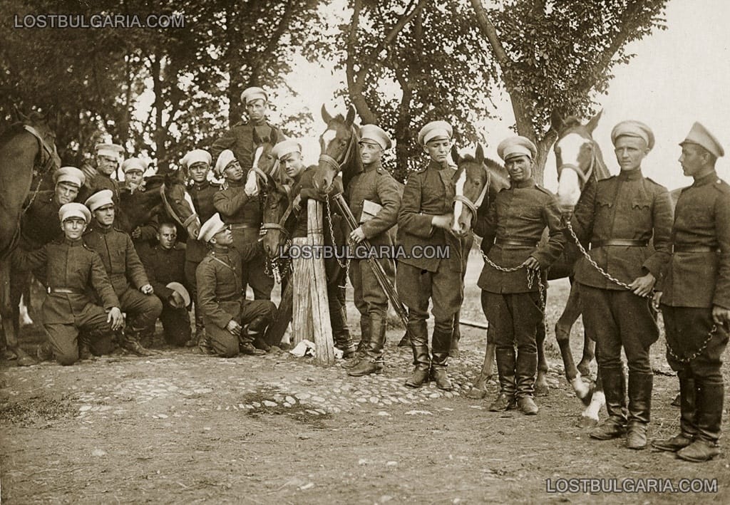 Военни от конезавода в Божурище, 1928г.