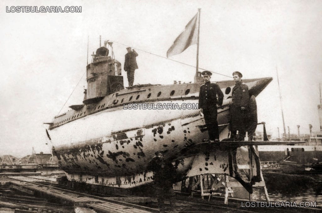 Единствената подводница в състава на българската флота, клас UB-I - Подводник №18, реквизирана от Антантата след войната