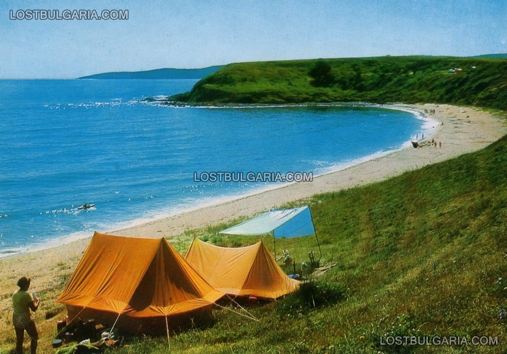 Плажът на Аркутино и нос Свети Тома, 1970 г.