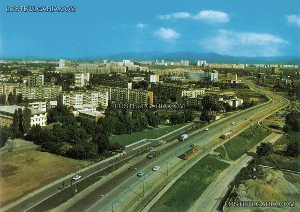София, първи столичен район Ленин, озеленяване на ж.к. Изток, 1976г.