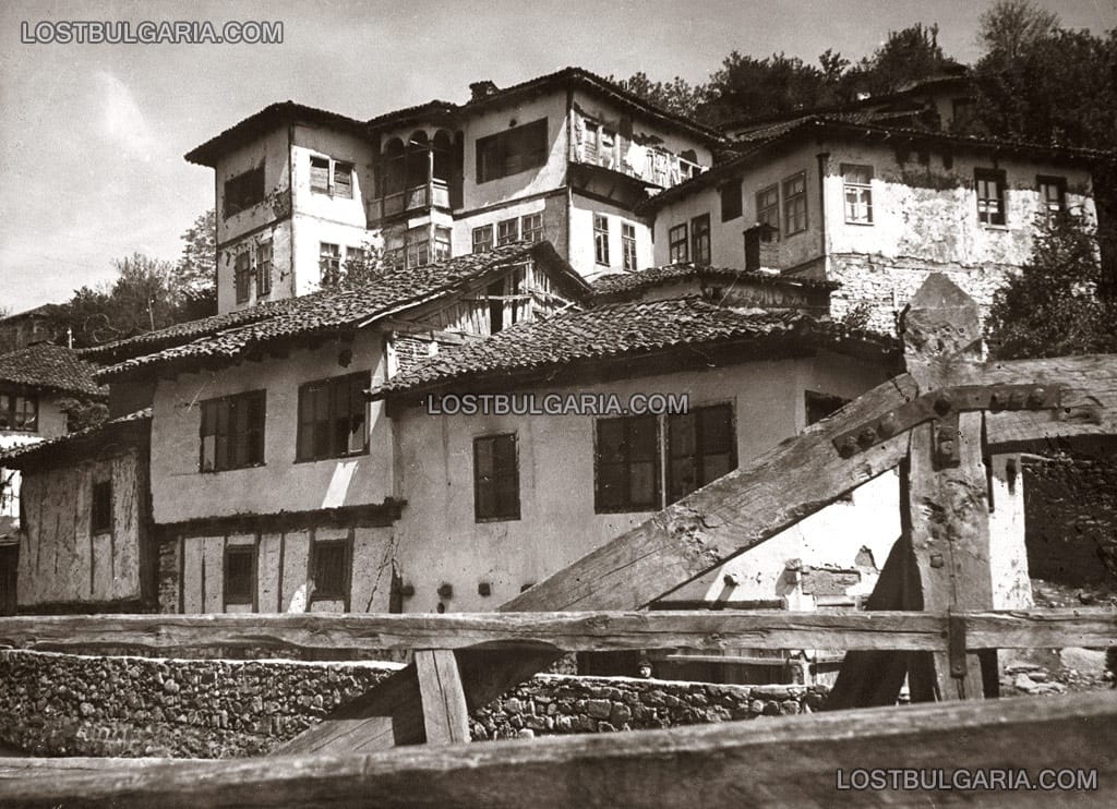 Охрид, стари къщи, 1943г.
