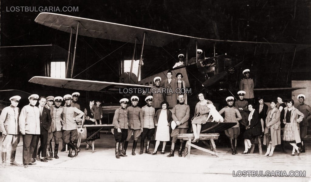 Снимка с водосамолет Авро-522, водосамолетно летище Пейнерджик край Варна, 17 май 1928 г.