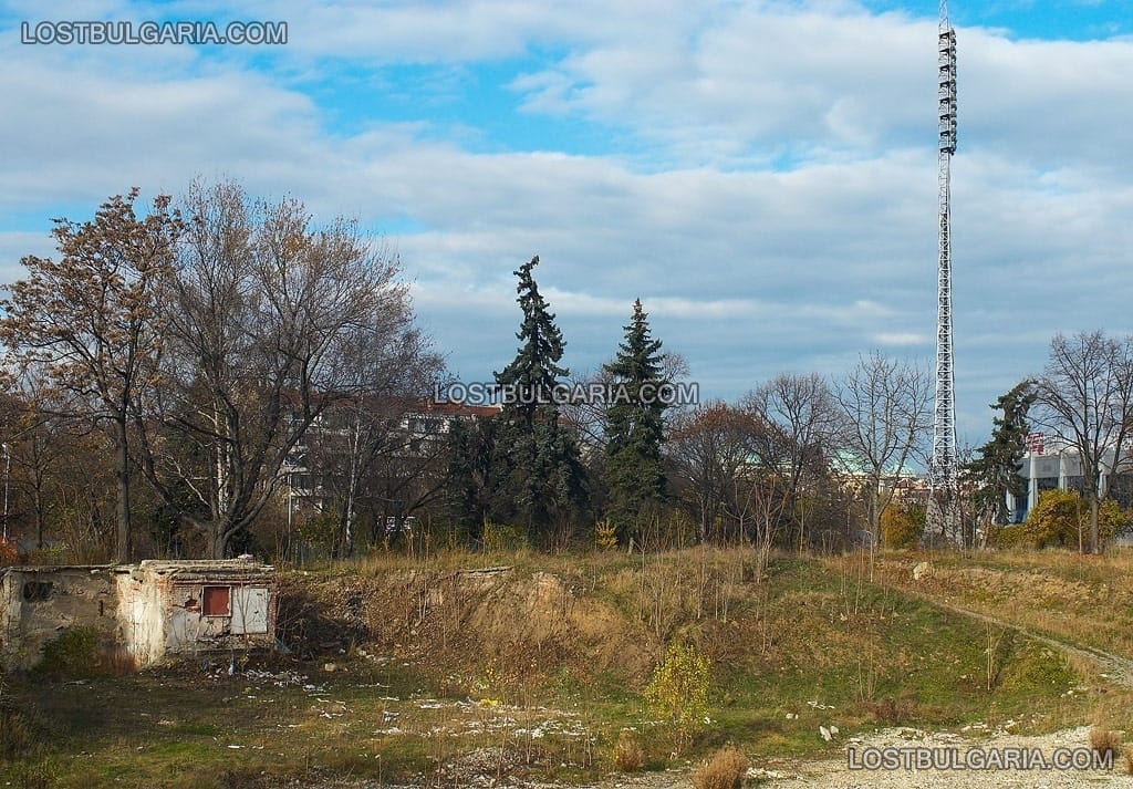 Ледената пързалка до стадион "Васил Левски" - наши дни