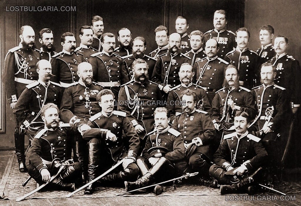 Офицери и подофицери от Финландската гвардия, участници в Руско-турската война на страната на Русия, 1878 г.