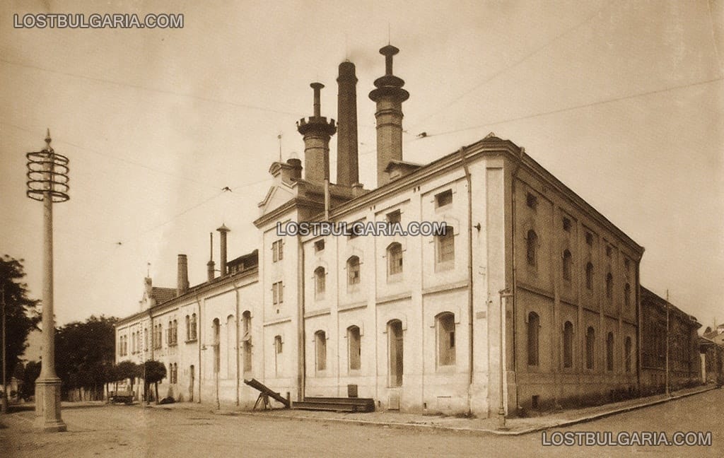 Бирената фабрика на братя Прошек в София (построена в 1884-5г., разрушена през 2005 г.)