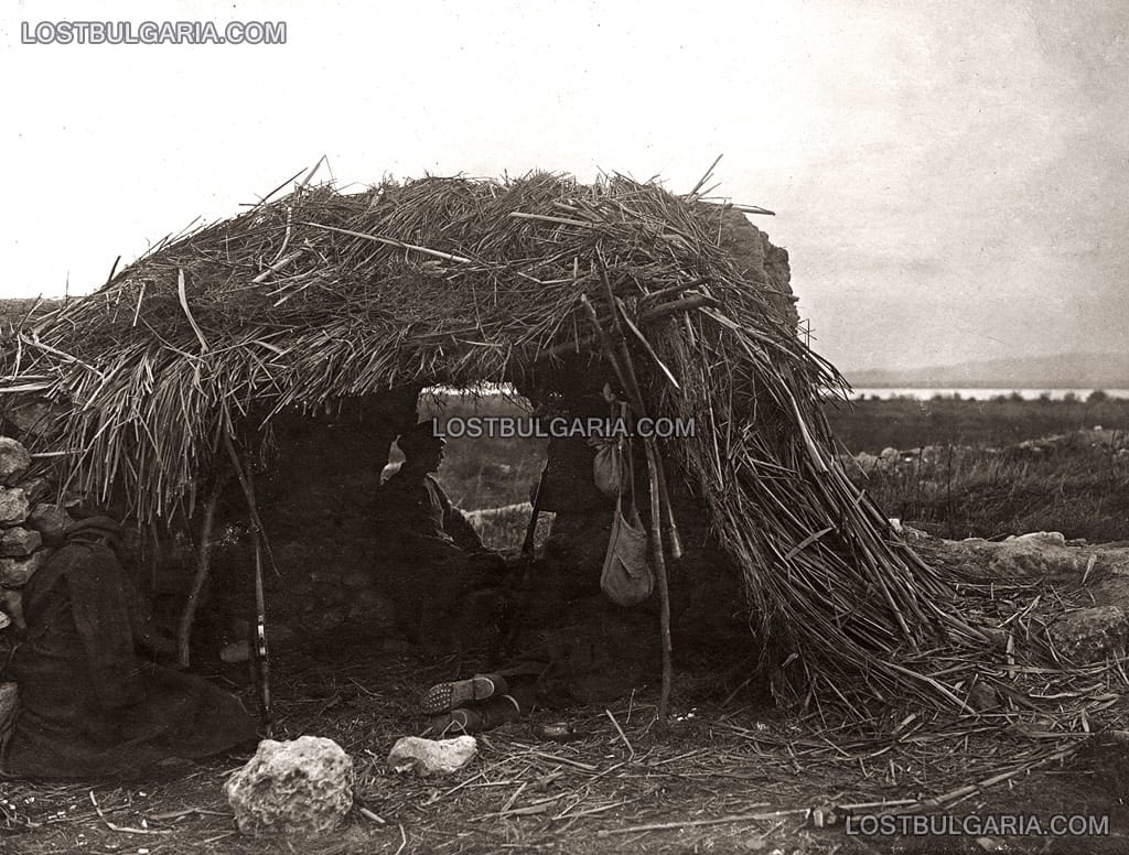 Караул на 23-ти пехотен Шипченски полк близо до Преспанското езеро, 1917г.