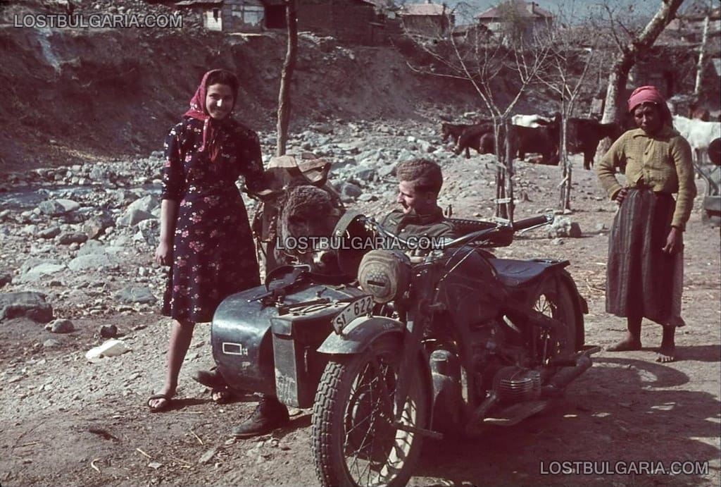 Преминаване на Вермахта през България, някъде по южната граница, 1941 г.