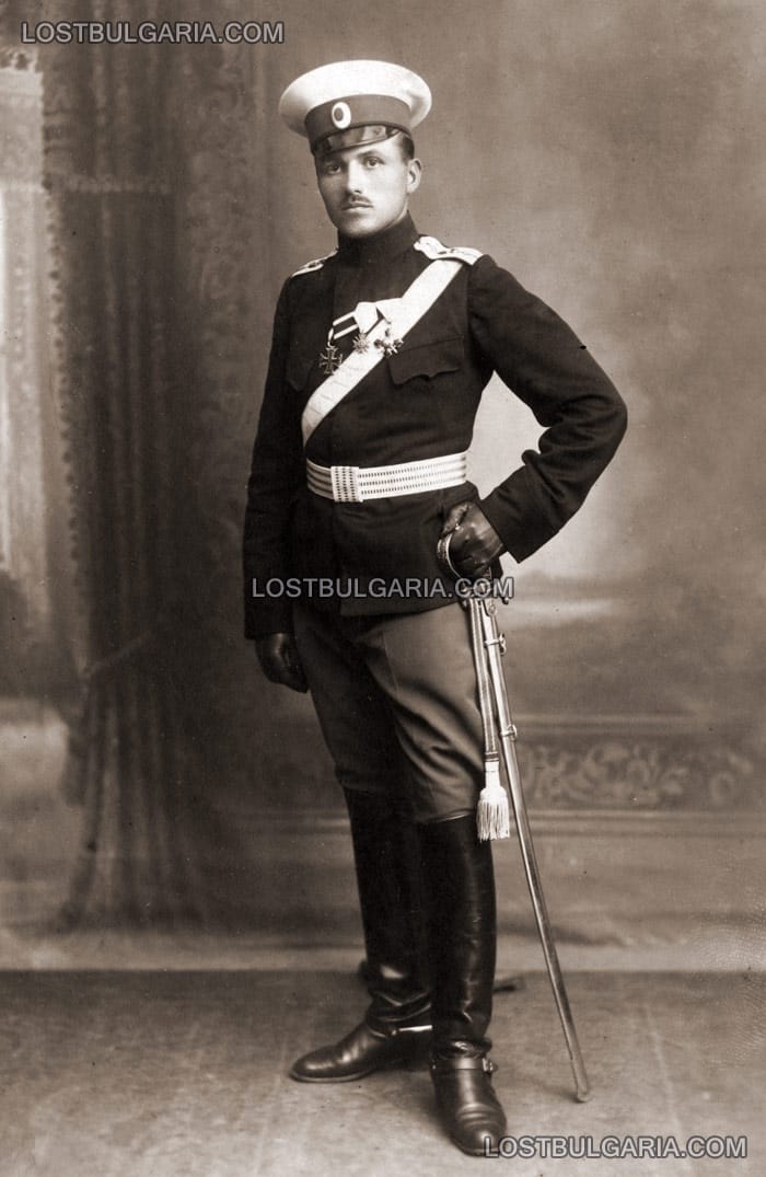 Офицер от 5-ти конен полк, отличен за проявена храброст през Първата световна война