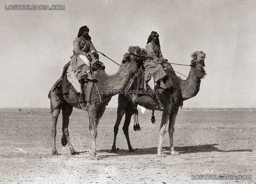 Пустинни полицейски патрули на 320 км северно от Багдад, 1935г.