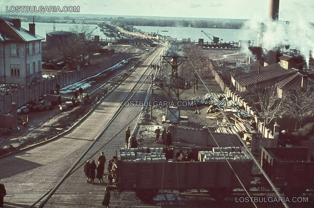 Преминаване на Вермахта през България - понтонен мост през Дунав, Русе, 1941 г.