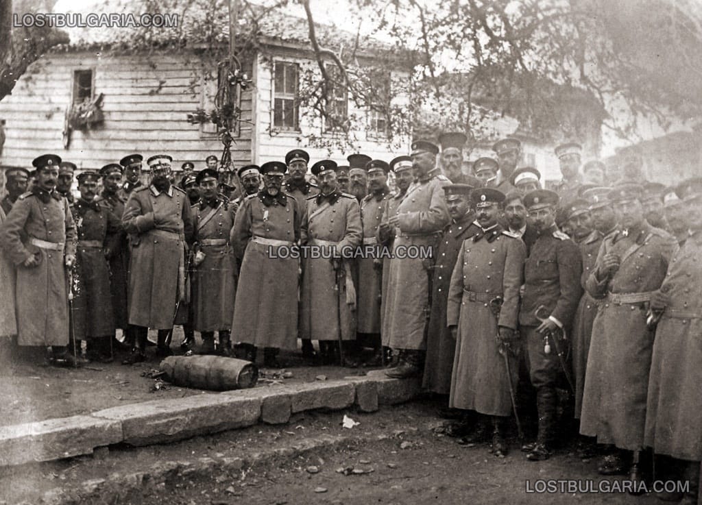 Първа световна война, част от командването на 11-та пехотна Македонска дивизия в Мелник, 1916г.