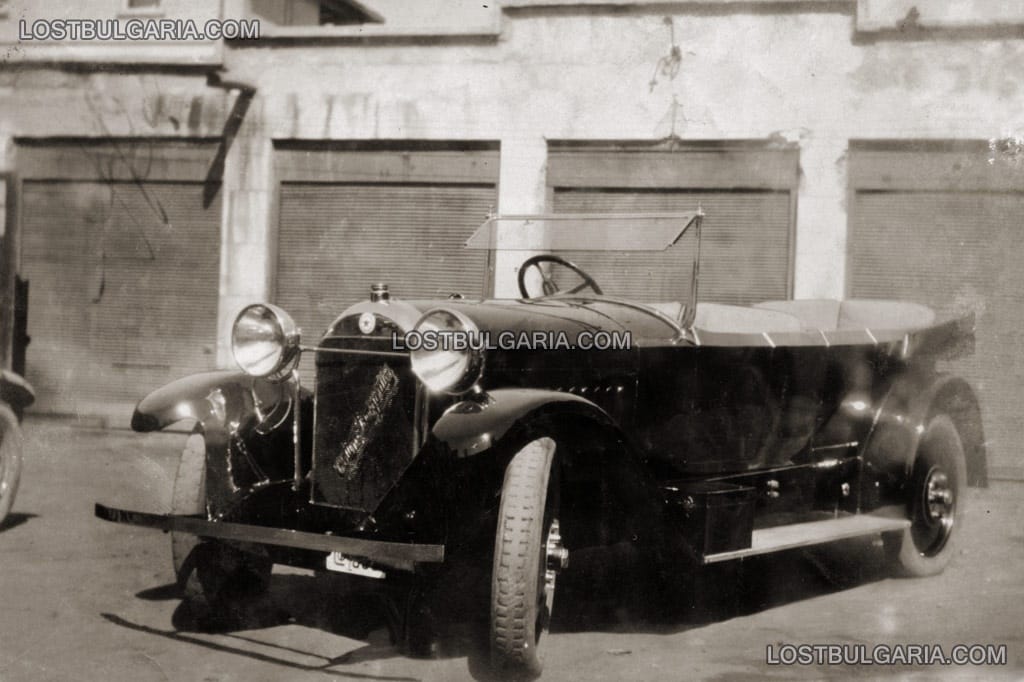 Френски автомобил Cottin & Desgouttes със софийски номер, 20-те години на ХХ век