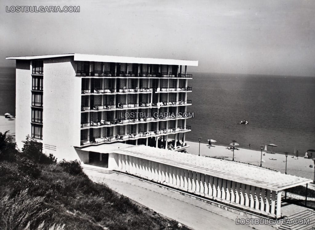 Златни пясъци, хотел "Гларус", около 1961 г.