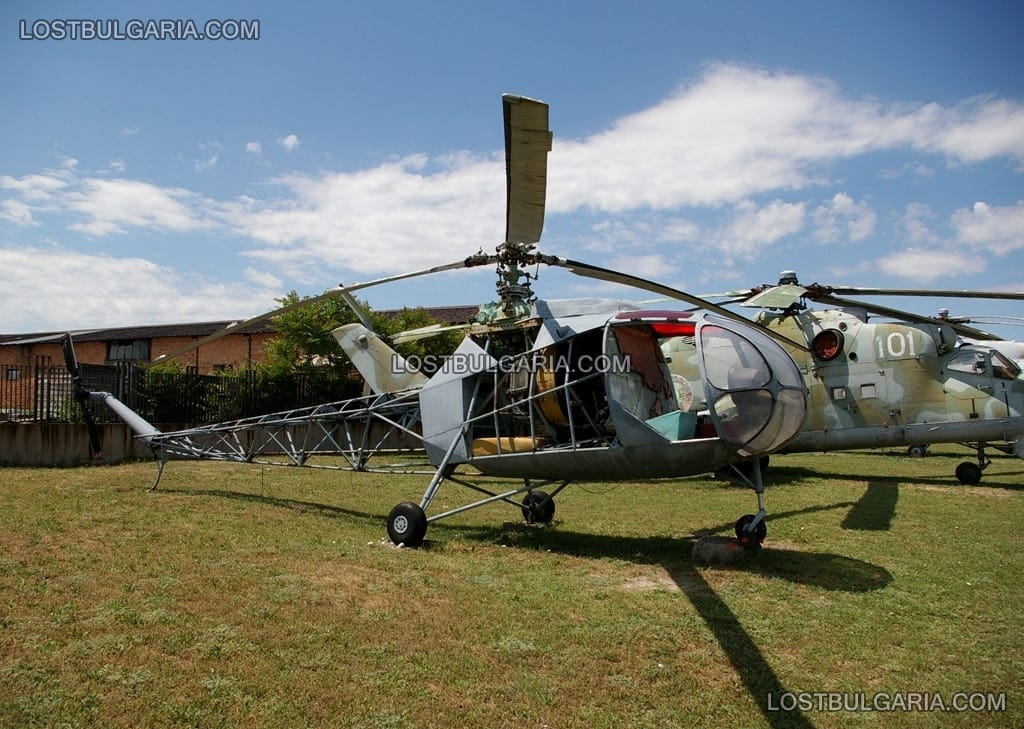 Летище Крумово - първият български вертолет Н11В1, конструиран и изработен от Николай Поповски, наши дни