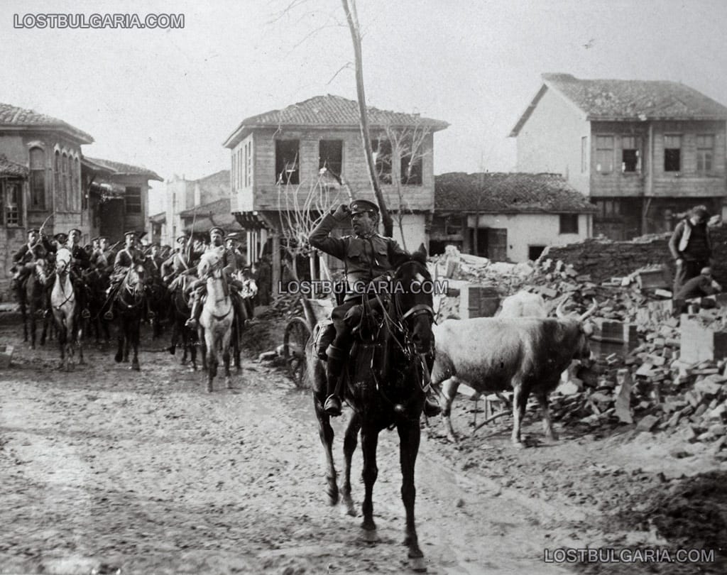 Кавалерията влиза в Димотика, 1912 г.