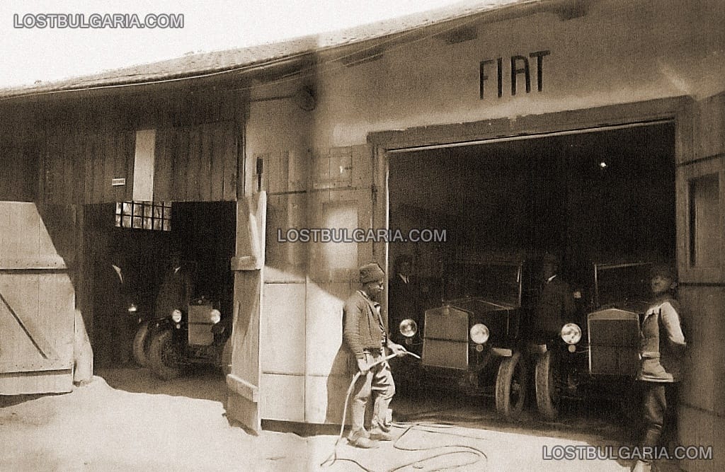 Автосалон представителство на "Фиат", началото на ХХ век