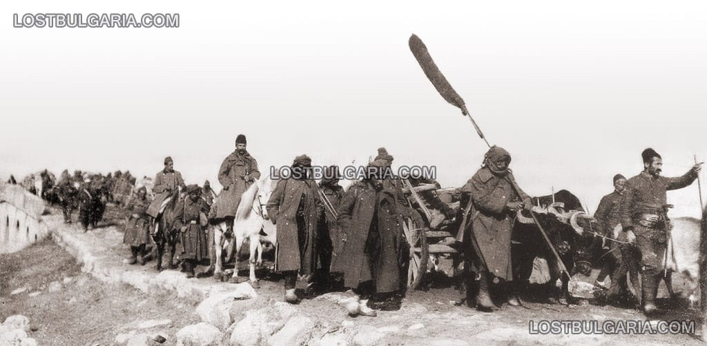 Разбитата турска войска отстъпва от Люле Бургас към Чаталджа, ноември 1912 г.