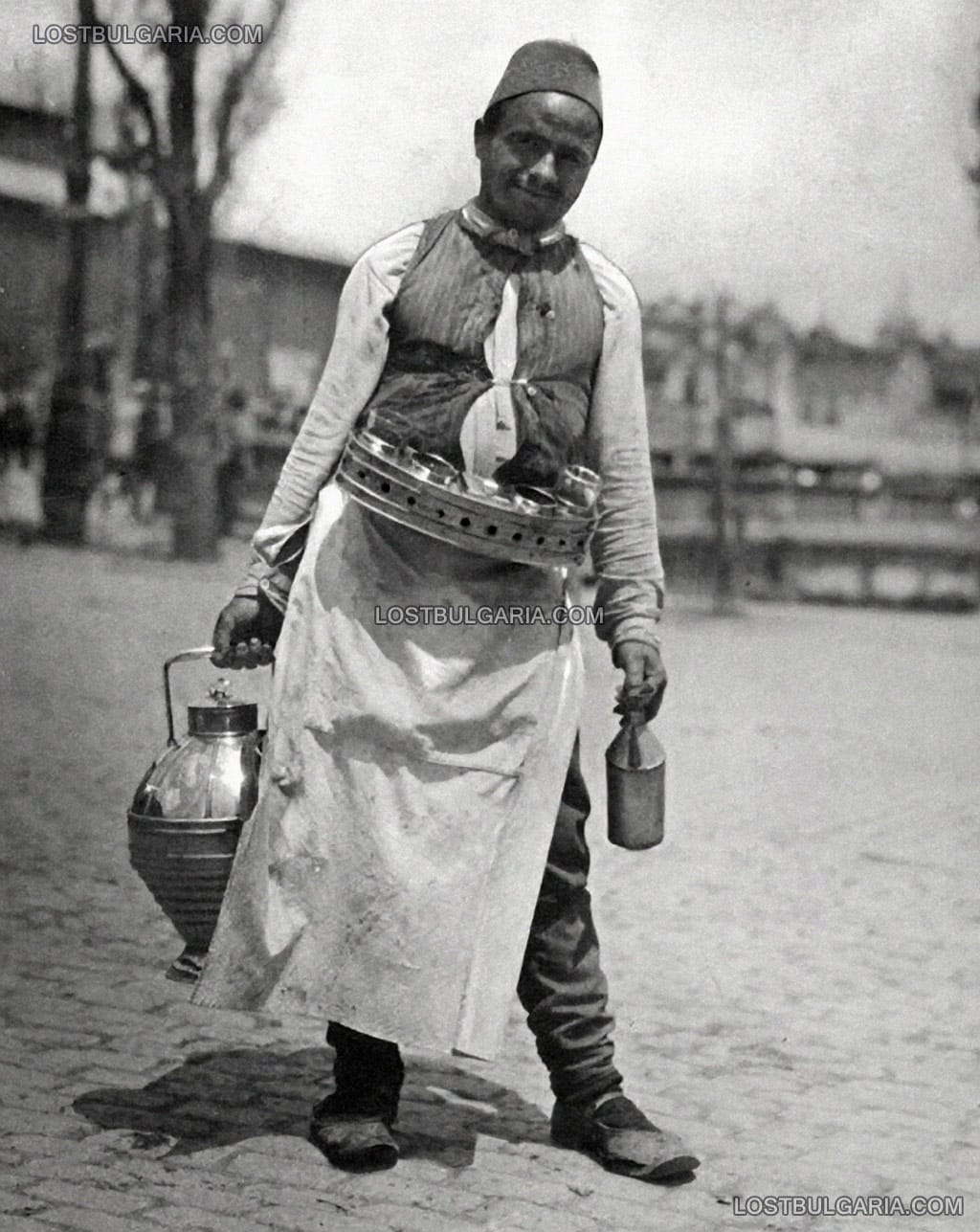 Албанец, продавач на сироп, София, началото на ХХ век