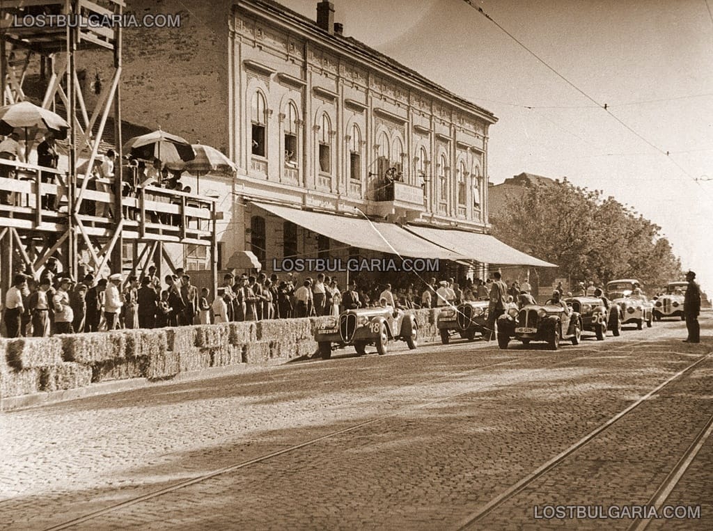 Димитър Соколов на квалификацията за Формула 1 в Белград,  1939г.