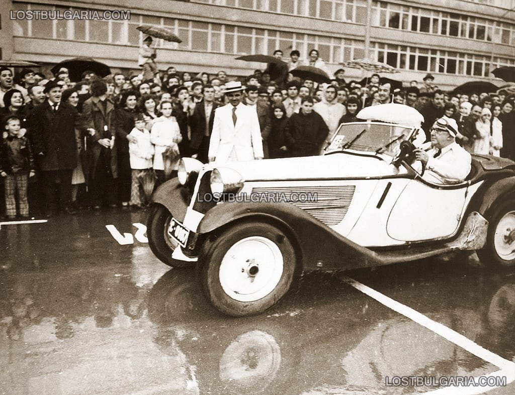 Димитър Соколов на парад на ветераните в София 1978г.