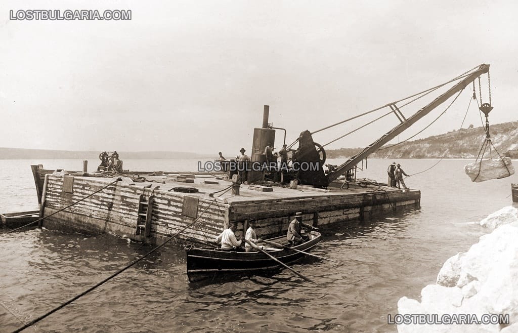 Евксиноград, строежът на пристанището, началото на ХХ век