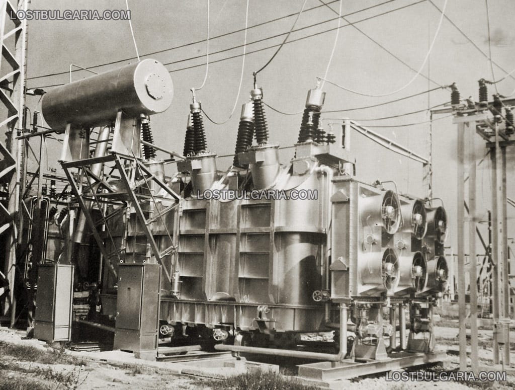 Електростанция, трансформатор 220/110 киловолта, 60-те години на ХХ век