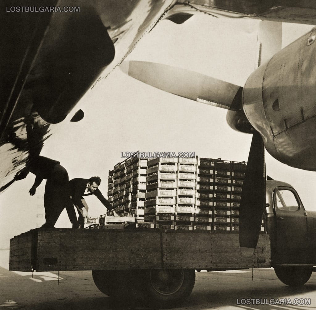 "Бул еър" - транспортна авиация, товарене на стоки за Куба, 60-те години на ХХ век