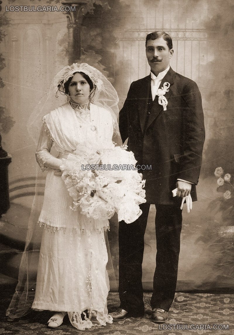 Младоженци от Своге, 1914г.