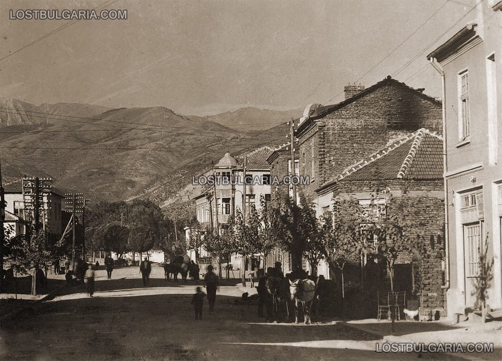 Свети Врач, днес Сандански - главната улица, 30-те години на ХХ век