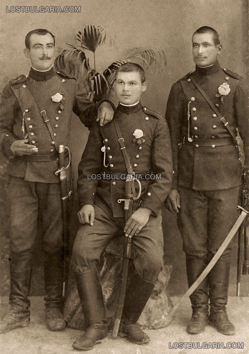 Артилеристи от 1-ви артилерийски полк, началото на ХХ век