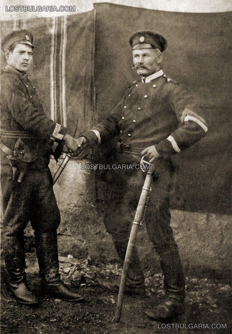 Стражари от полевата жандармерия, началото на ХХ век