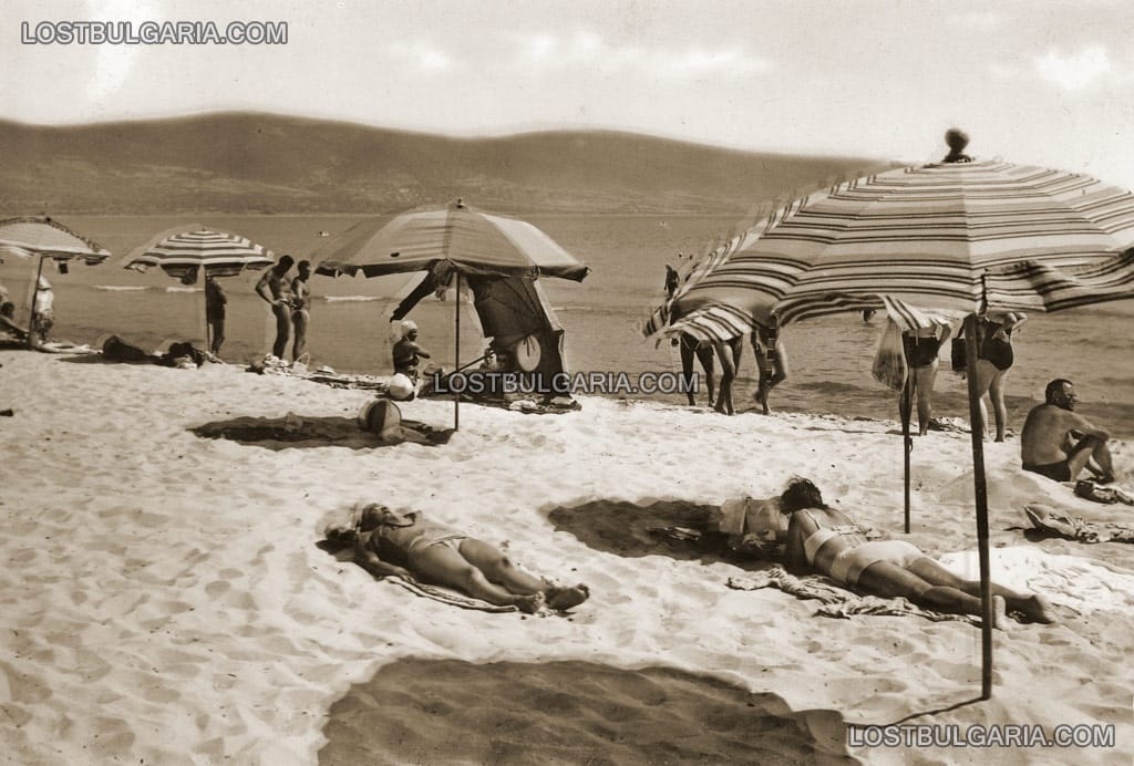Слънчев бряг, плажа, 1970 г.