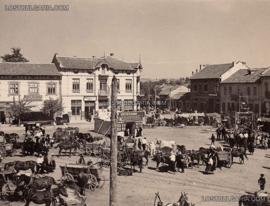 Павликени, пазарен площад, 30-те години на ХХ век
