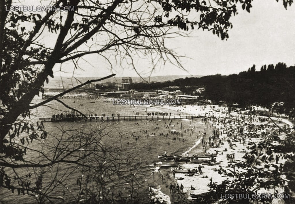 Варна, градският плаж, 30-те години на ХХ век