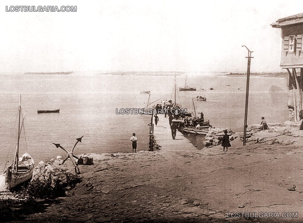 Несебър, пристанището, 30-те години на ХХ век