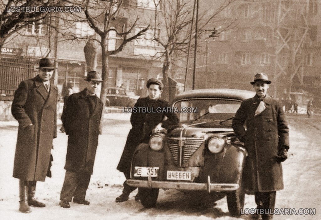 София, учебен автомобил "Опел", края на 40-те години на ХХ век