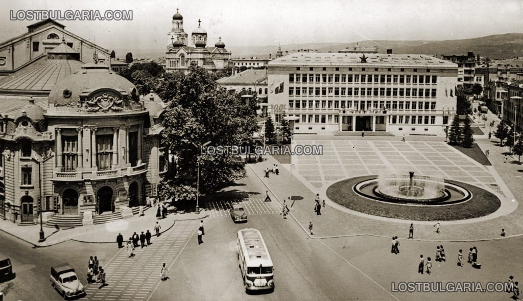 Изглед от центъра на Варна, 60-те години на ХХ век