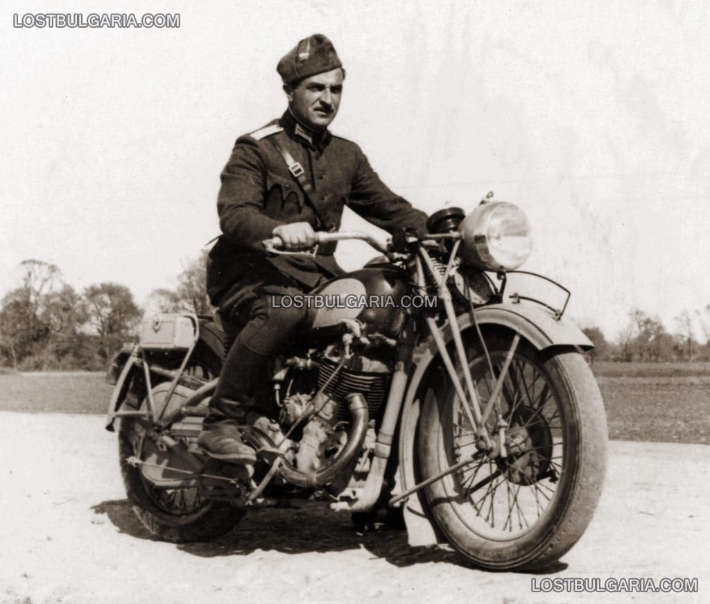 Офицер с германски мотоциклет ARDIE, 1941 г.
