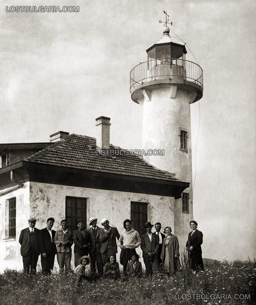 На излет край фара на остров Света Анастасия в Бургаския залив, 30-те години на ХХ век