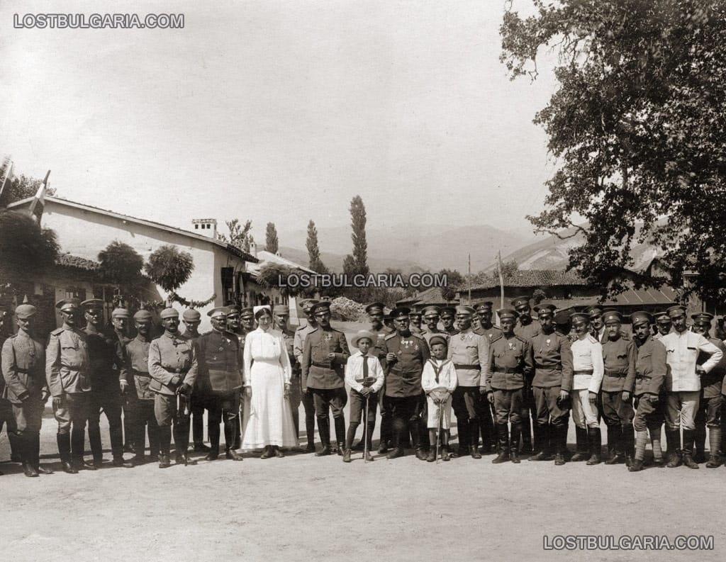 Изпращане на една германска санитарна мисия на фронта, Щабът на II армия, Свети Врач, 1917 г.
