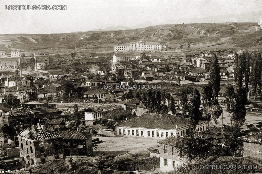 Изглед от град Неврокоп (дн. Гоце Делчев), 1933 г.
