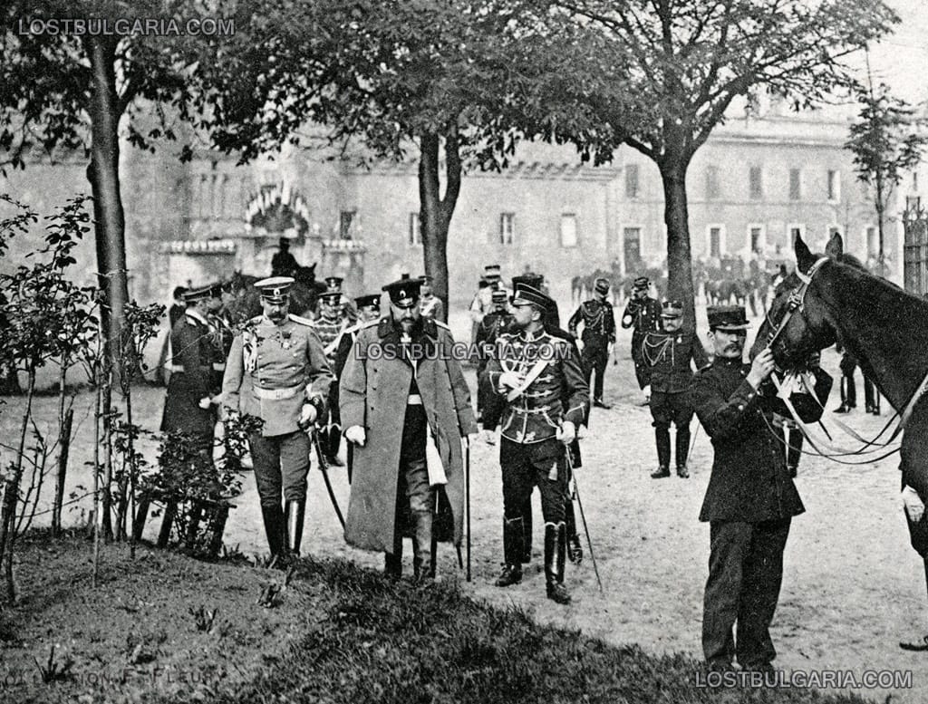 Пристигането на Княз Фердинанд в двореца Венсан, близо до Париж, 1905 г.