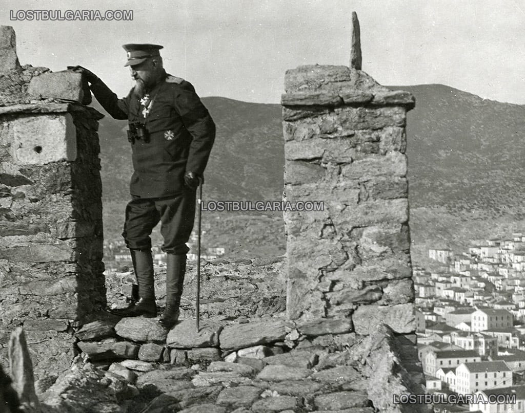 Цар Фердинанд в град Кавала (Kavala), 1912 г.